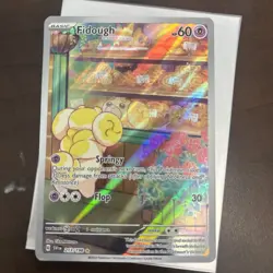 Pokemon TCG Fidough Scarlet & Violet Illustration Rare 213/198 - Image 1