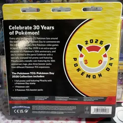 POKEMON DAY 2026 COLLECTION - 30TH ANNIVERSARY - BRAND NEW & SEALED - INHAND ✅ - Image 2