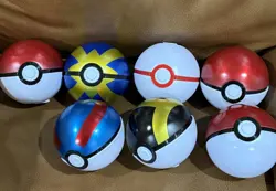 Empty Pokemon TCG Collector Poke Ball Tin Lot Of 7 - C23 - Image 1