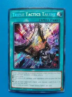 Near Mint Yugioh Triple Tactics Talent - RA01-EN063 - Secret Rare - 1st Edition - Image 1