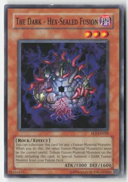 Yugioh - The Dark - Hex-Sealed Fusion FET-EN028 Unlimited - Flaming Eternity - Image 1
