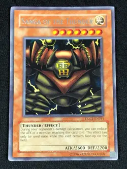 YUGIOH SANGA OF THE THUNDER DLG1-EN031 RARE (LP) - Image 1