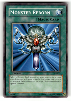 Monster Reborn SDJ-035 1st Edition Common Starter Deck: Joey LP - Image 1