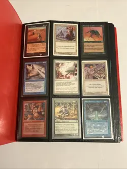 VINTAGE Magic The Gathering Card Collection Lot of 400+ With Card Guard Binder - Image 3
