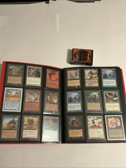 VINTAGE Magic The Gathering Card Collection Lot of 400+ With Card Guard Binder - Image 4