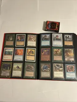 VINTAGE Magic The Gathering Card Collection Lot of 400+ With Card Guard Binder - Image 5