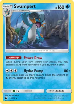 Swampert 35/168 Celestial Storm Pokemon Card NM - Image 1