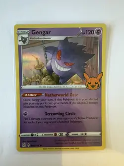 Pokemon Card Gengar 066/196 Lost Origin Holo Rare 2022 NM-Mint - Image 1