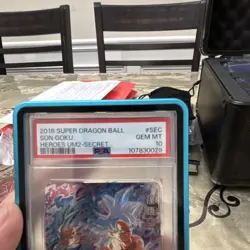 Dragon Ball Super Card Game 2018 SDBH UM2 Son Goku Secret Rare PSA 10 SEC - Image 4