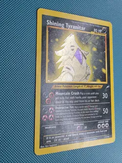 Pokemon Shining Tyranitar 113/105 Neo Destiny Holo Rare Card Unlimited - Image 4