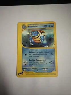 Pokemon TCG Blastoise Expedition Base Set Regular Rare Card 36/165 - Image 1