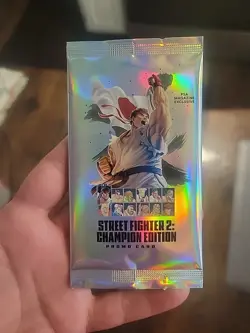 Street Fighter 2: Championship Edition Promo Card PSA Magazine Exclusive Sealed - Image 1