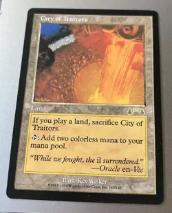MTG Exodus - City of Traitors - Rare - NM - Image 1