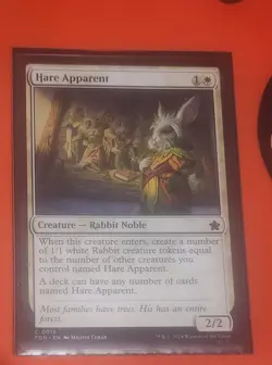 x1 Hare Apparent FDN Foundations MTG 15 COMMON M/NM 1x - Image 1