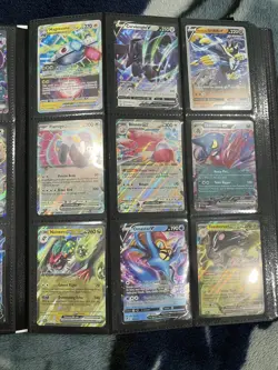 Pokemon Card Binder W 126 Cards. V’s And EX’s. Some Japanese Cards - Image 4