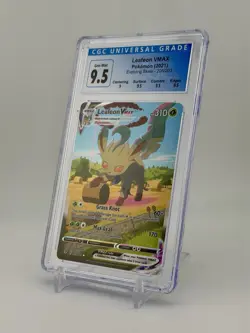 Pokemon Evolving Skies Leafeon VMAX 205/203 Alt Art 2021 - CGC 9.5 - Image 2