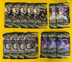 14 x Pokemon Evolving Skies Booster Packs ✅ Brand New And Factory Sealed ✅ - Image 1