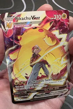 Pokemon Pikachu VMAX TG17/TG30 Full Art Trainer Gallery Holo Lost Origin NM - Image 3