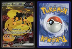 Iron Boulder ex 207/162 Special Illustration Rare Temporal Forces Pokemon - Image 3