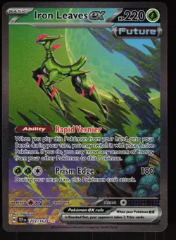Iron Leaves ex 203/162 Special Illustration Rare Temporal Forces Pokemon - Image 1