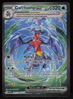 Garchomp ex 245/182 Special Illustration Rare Paradox Rift Pokemon - Image 1