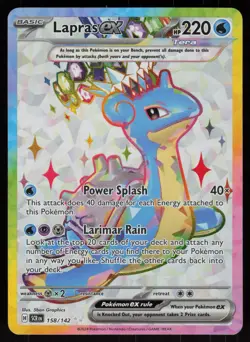 Lapras ex 158/142 Ultra Rare Stellar Crown Pokemon - Image 1