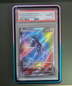 Pokemon Origin Forme Dialga V 177/189 Astral Radiance Alt Art PSA 10 w/ Case - Image 1
