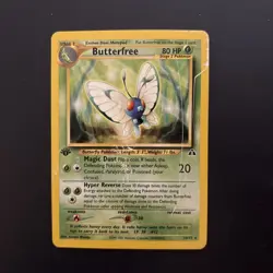 Pokemon Cards: Neo Discovery 1st Edition Rare: Butterfree 19/75 - Image 1