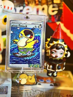 Pokemon TCG Misty's Psyduck Destined Rivals 193/182 Hand Draw DIY HOLO ENERGY 🌀 - Image 3
