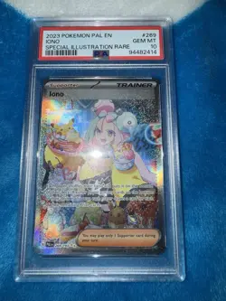 Pokemon Paldea Evolved Iono #269 PSA 10 - Image 1