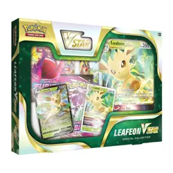 Pokemon TCG Leafeon VStar Special Collection Box Sword & Shield FACTORY SEALED - Image 1