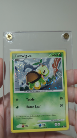 Turtwig Holographic (Pokemon Pop Series 6 - 2007) Near Mint (NM) - Image 2