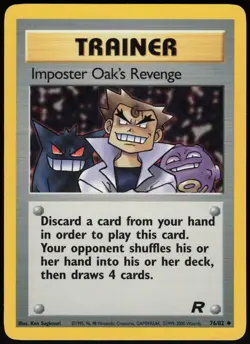 Imposter Oak's Revenge 76/82 Uncommon Team Rocket Pokemon - Image 1