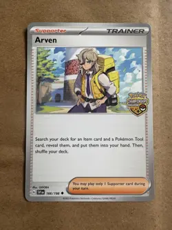 Pokemon Arven 166/198 Singapore Championships Stamped Asia Exclusive Promo - Image 2