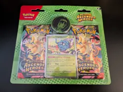 Pokemon Mega Evolution Ascended Heroes 2 Pack Blister Erikas Tangela SEALED - Image 1