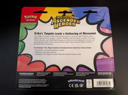 Pokemon Mega Evolution Ascended Heroes 2 Pack Blister Erikas Tangela SEALED - Image 2