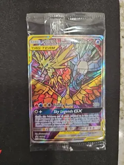 Moltres Zapdos Articuno GX SM210 Pokemon Sun Moon Black Star Promo English NM - Image 1