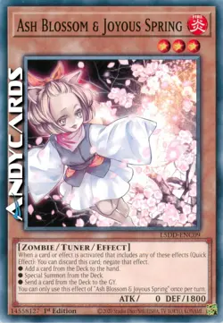 ASH BLOSSOM & JOYOUS SPRING • Comune • L5DD ENC09 • 1Ed • Yugioh! • ANDYCARDS - Image 1