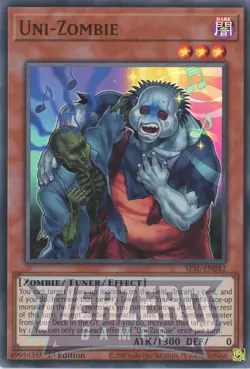 Yugioh Uni-Zombie SESL-EN042 Super Rare 1st Edition NM/LP - Image 1