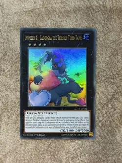 Yu-Gi-Oh! Number 41: Bagooska the Terribly Tired Tapir - 1st Ed - AC18-EN021 - Image 1