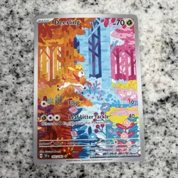 Deerling Full Art Illustration Rare Holo Pokemon Card 165/162 SV05 70 HP - Image 1