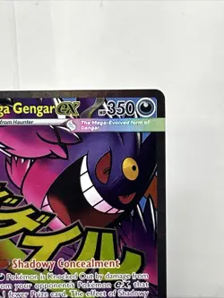 Pokemon TCG Mega Gengar EX Full Art Holo Card 269/217 Psychic 350 HP - Image 3