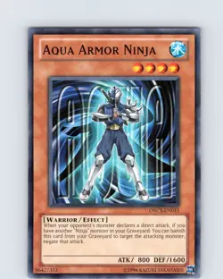 Yu-Gi-Oh TCG Aqua Armor Ninja ORCS-EN015 Unlimited Regular Common Card LP-NM - Image 1