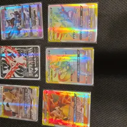 Pokemon GX Tag Team Full Art Holo Card Lot - Mewtwo, Mew, Charizard (6) - Image 1