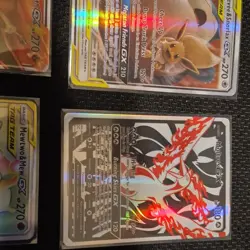 Pokemon GX Tag Team Full Art Holo Card Lot - Mewtwo, Mew, Charizard (6) - Image 2