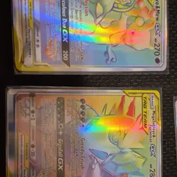 Pokemon GX Tag Team Full Art Holo Card Lot - Mewtwo, Mew, Charizard (6) - Image 4