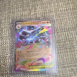 Pokemon Mega Charizard X EX Full Art Holo Card 013/094 English - Image 1