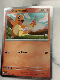 Charmander ASC 020/217 Cosmos Holo Promo SWIRL Ascended Hero’s Pokemon Card - Image 1