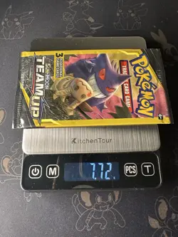 Rare Pokemon Team Up 3 Card Factory Sealed Booster Pack HEAVY 7.72g - Image 1