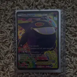 Pokemon Gengar Full Art Holo Card 170 HP Psychic English Standard - Image 1